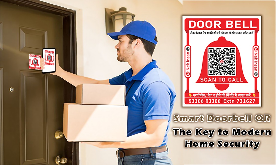  QR Code Sticker For Door Bell safety