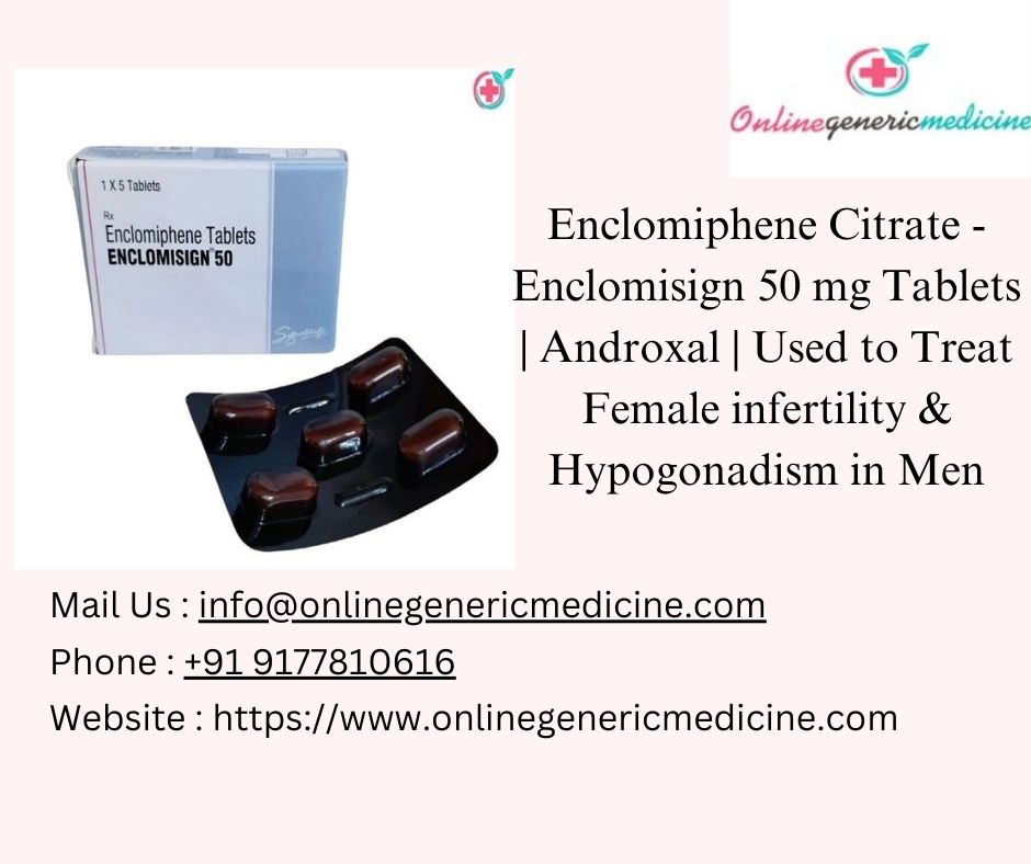  Treat Female Infertility | Buy Enclomiphene Citrate Only at Online Generic Medicine