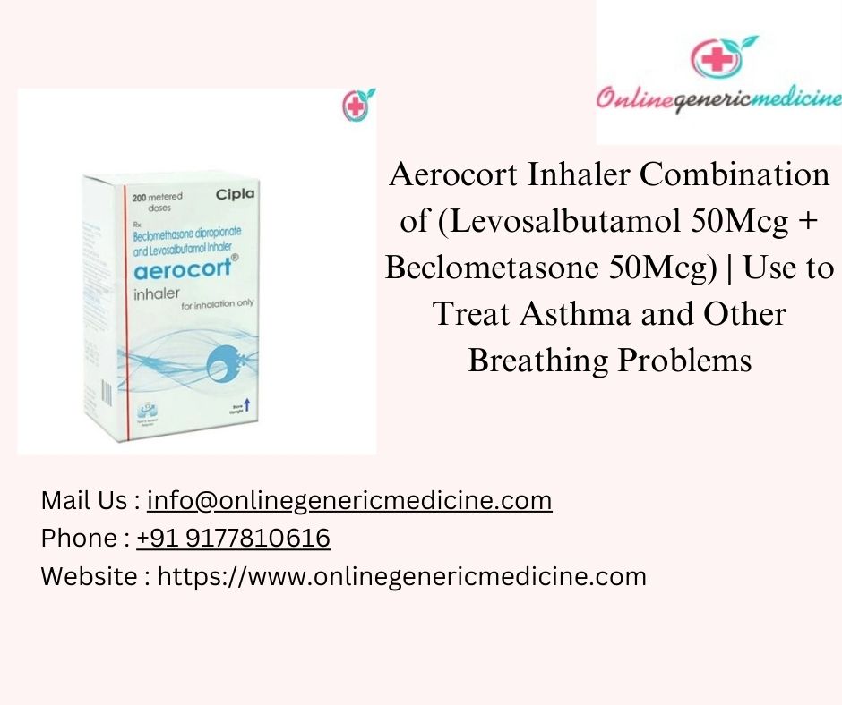  Aerocort Inhaler for asthma | Buy at onlinegenericmedicine