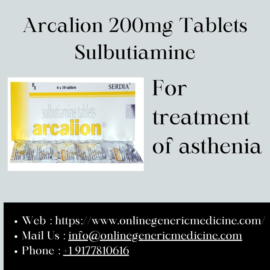  Effective asthenia treatment with sulbutiamine tablets | Buy at onlinegenericmedicine