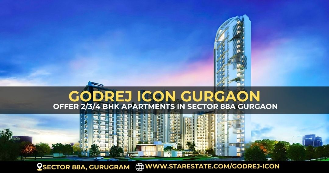  Godrej Icon 2/3/4 BHK Apartments In Sector 88A Gurgaon