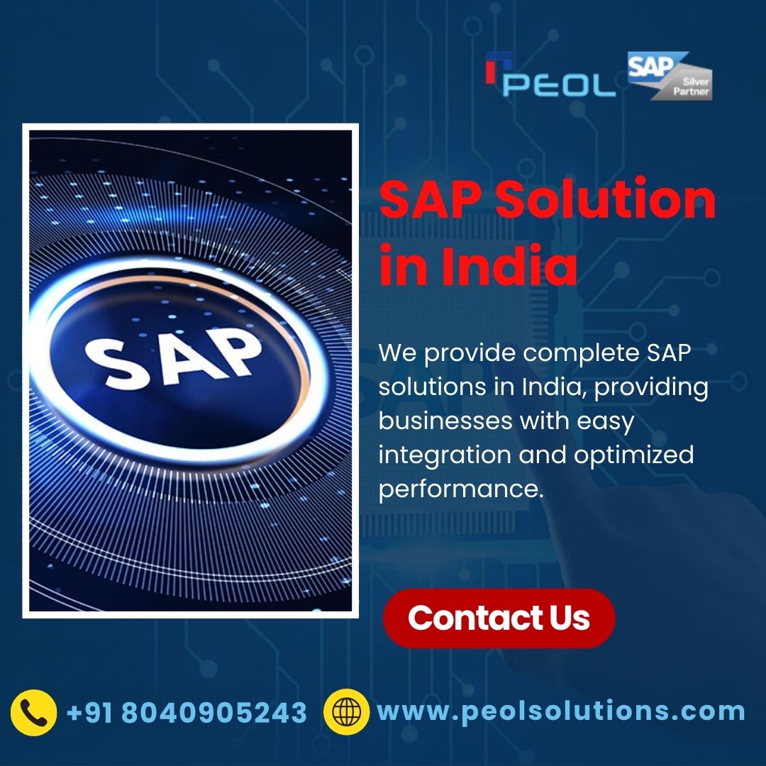  SAP Solution in India | Peol Solutions