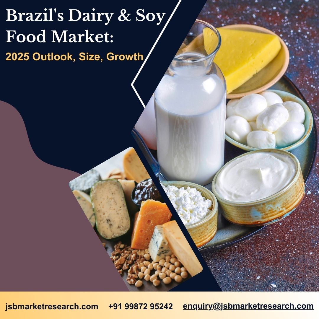  Brazil's Dairy & Soy Food Market: 2025 Outlook, Size, Growth