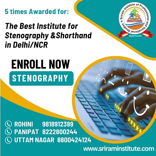  Best Stenography Course in Rohini | Sipvs