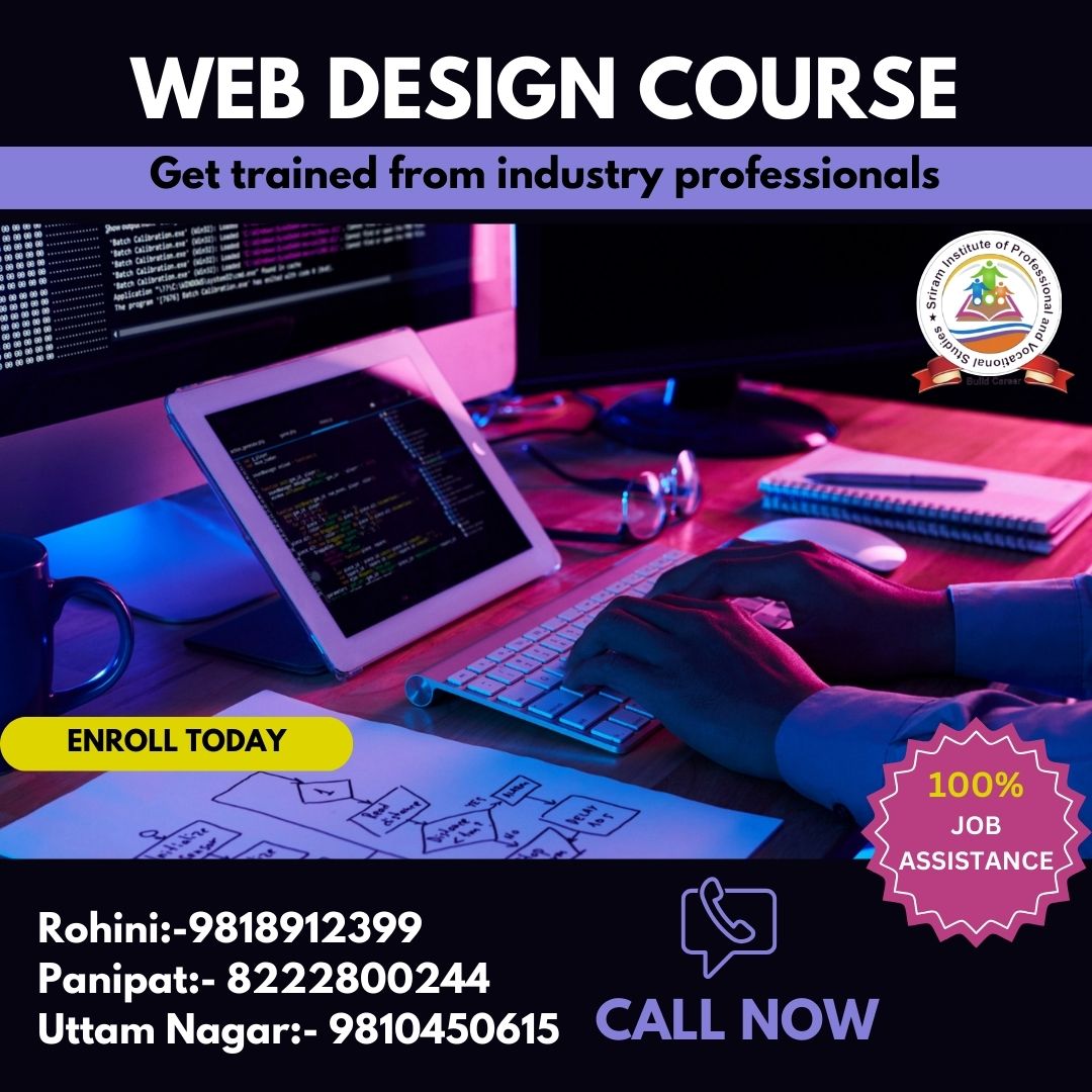  Best Web Design Course in Rohini- Sipvs