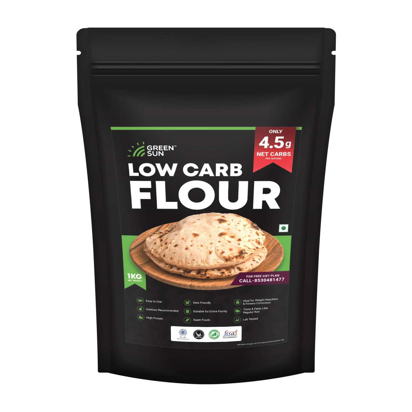  Green Sun Low Carb Flour 5 Kg Only 4.5 g Net Carbs