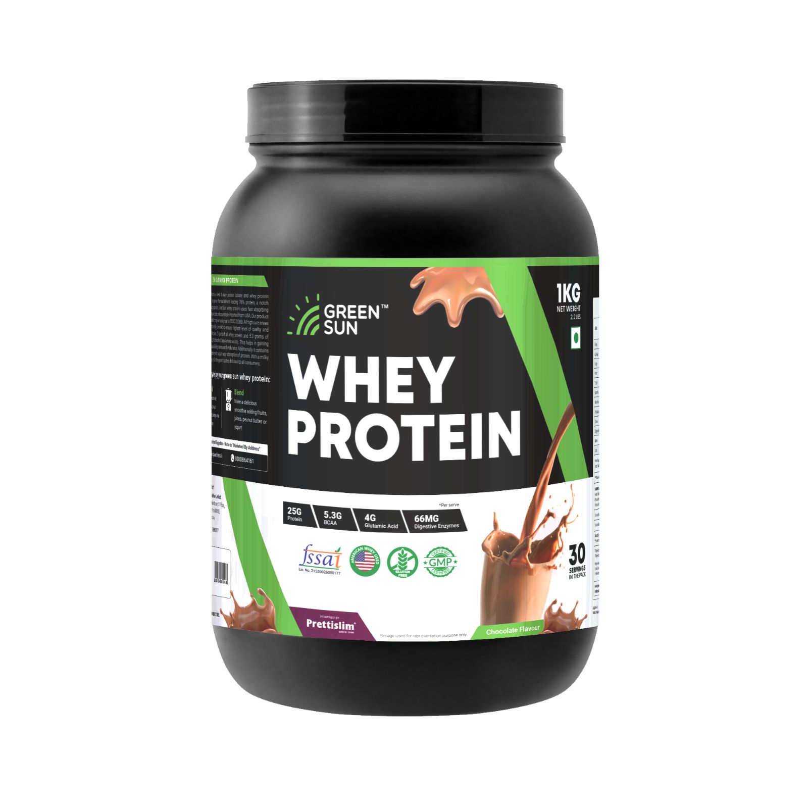  Green Sun Whey Protein Powder 1Kg