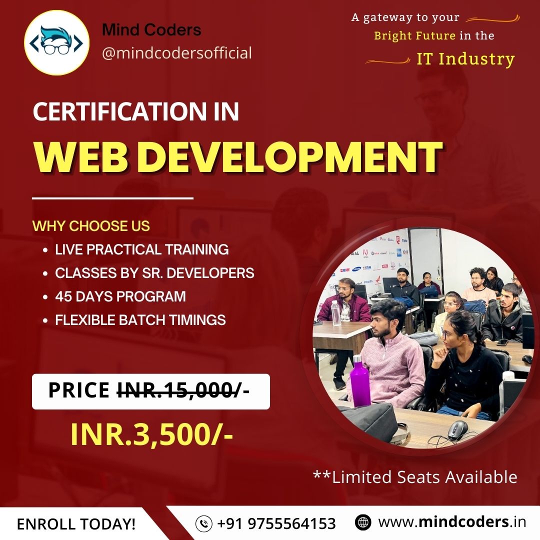  Code Your Success: Premier Web Development Courses in Indore for Career Growth - Mind Coders