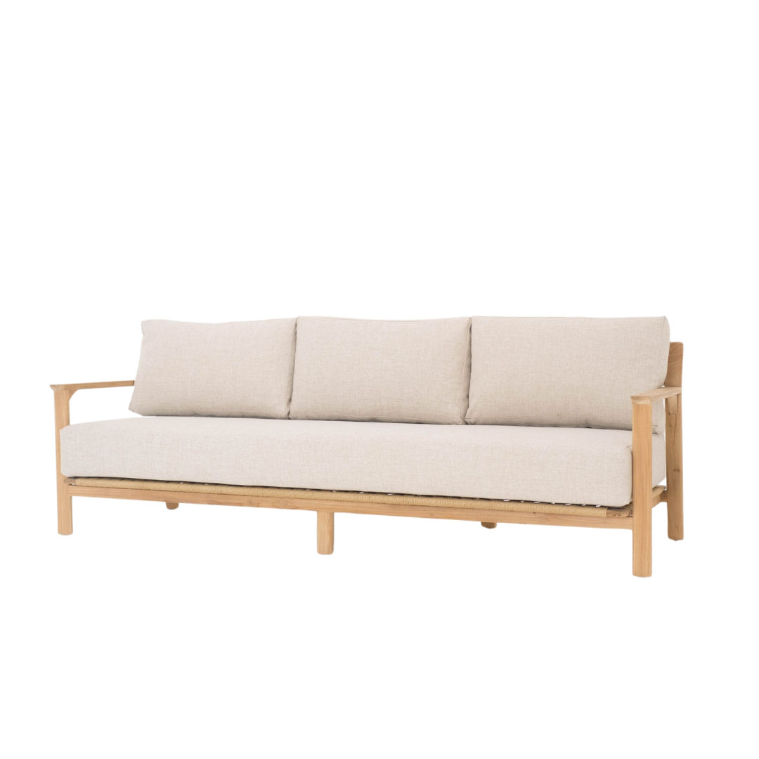  SURI OUTDOOR 3-SEATER SOFA WITH QUICK DRY FOAM