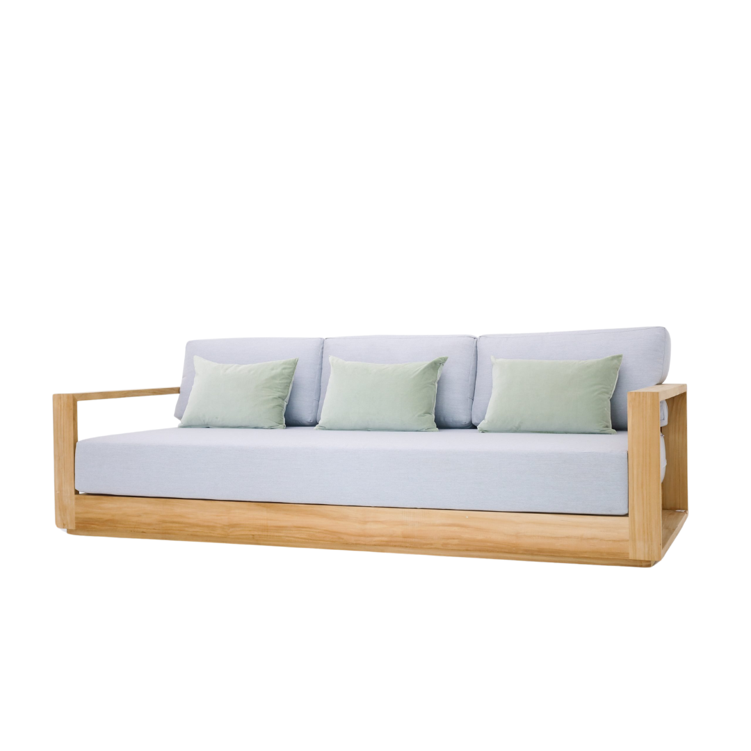  UBUD 3-SEATER SOFA WITH QUICK DRY FOAM AND OUTDOOR FABRIC