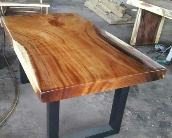  LIVE EDGE SUAR WOOD DESK