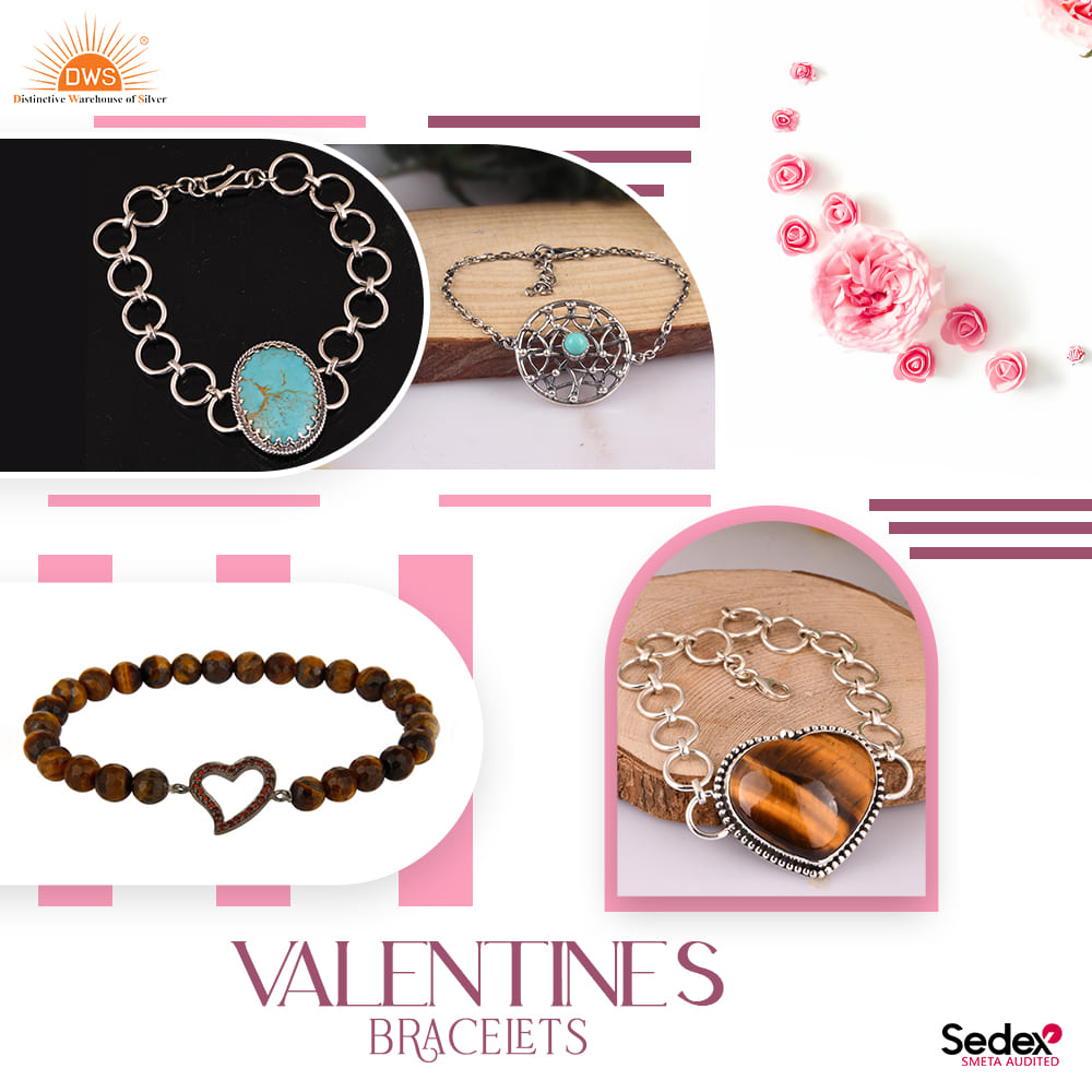  Express Your Love with Stunning Valentine's Day Bracelets - Available Now at DWS Jewellery