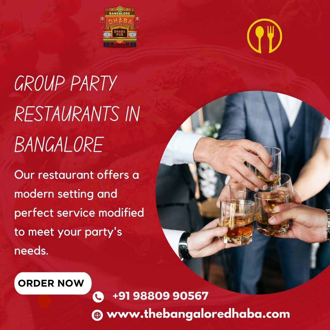  Group Party Restaurants in Bangalore KA 560043