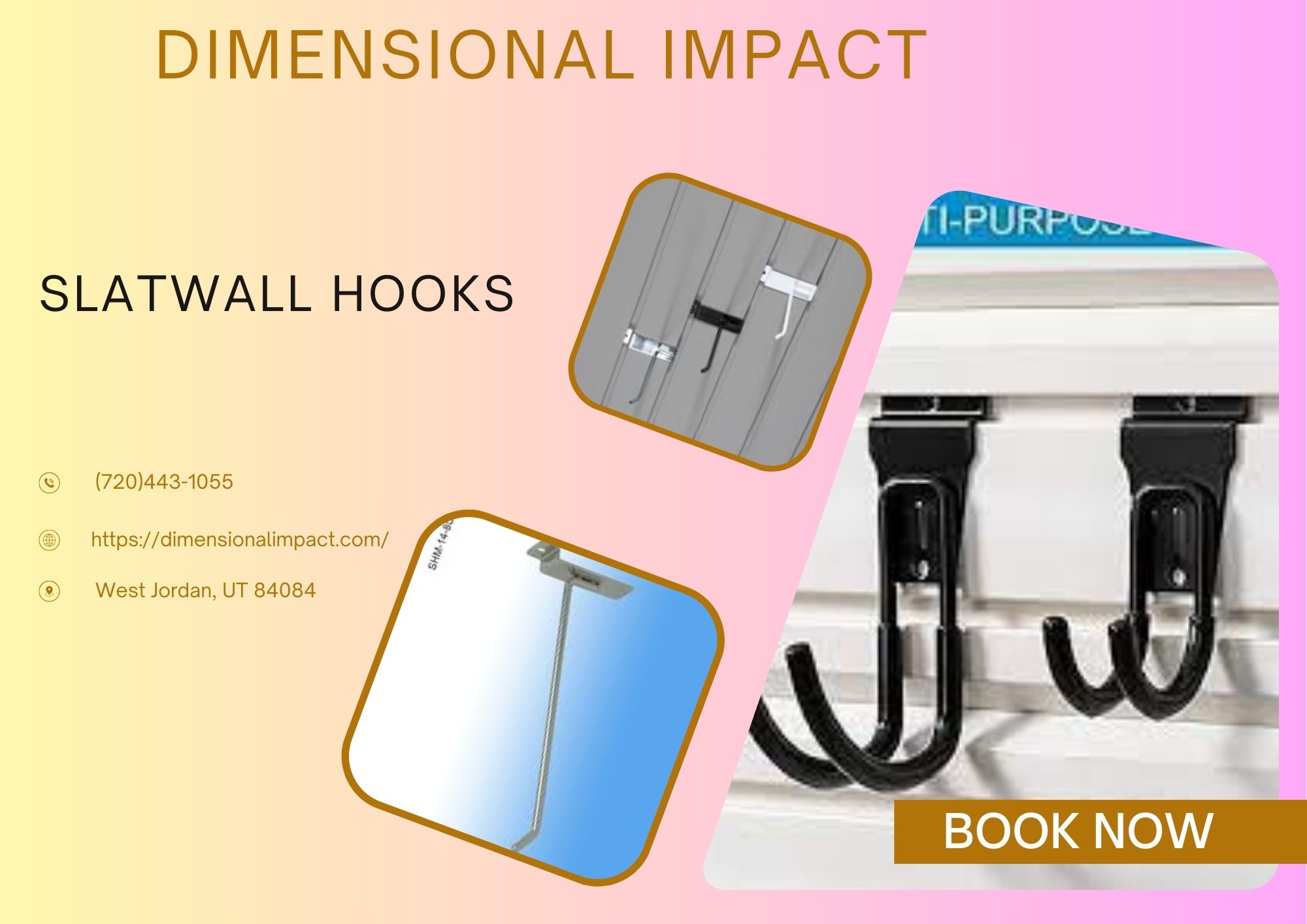  Maximizing Display Efficiency with Slatwall Hooks