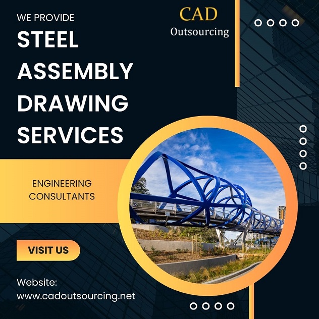  Outsource Steel Assembly Drawing Services in Delaware, USA at very low cost