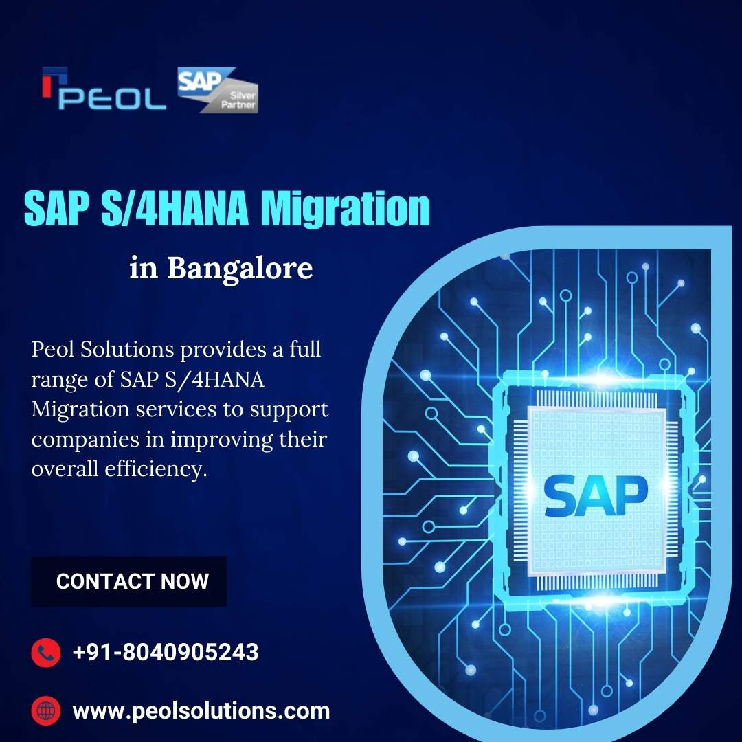  SAP S/4HANA Migration in Bangalore | Peol Solutions