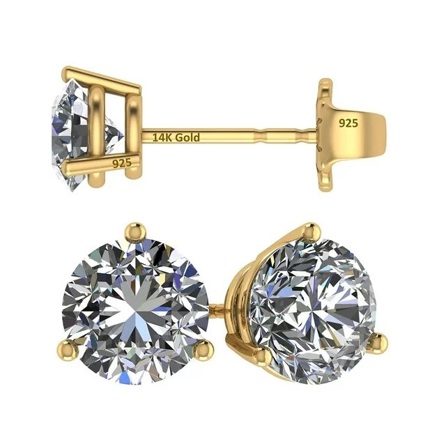  "Elegant CZ Stud Earrings - Perfect Gift for Her!"