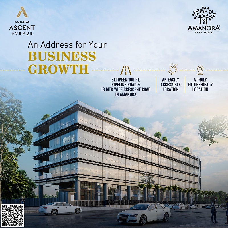  Buy Premium Office Space in Hadapsar at Amanora Ascent Avenue