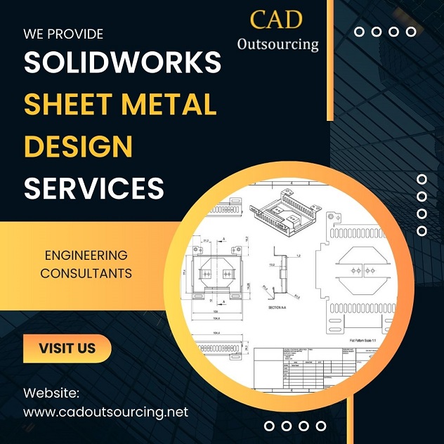  SolidWorks Sheet Metal Design Services Provider - CAD Outsourcing Firm