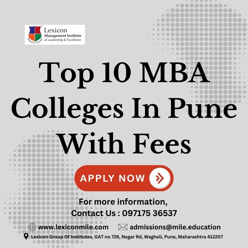  Top 10 MBA Colleges In Pune With Fees