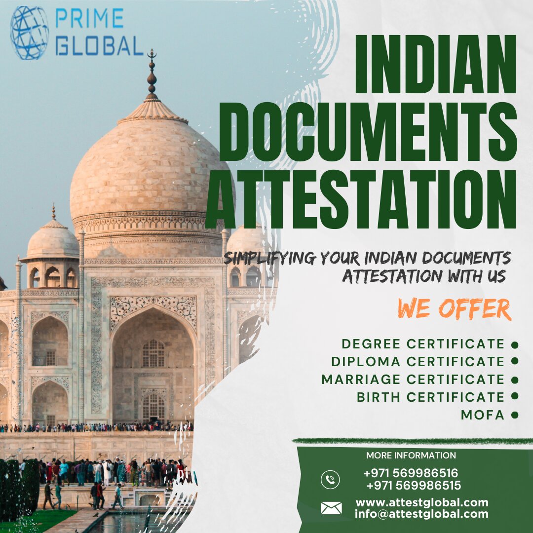  Indian Degree certificate attestation services in the UAE