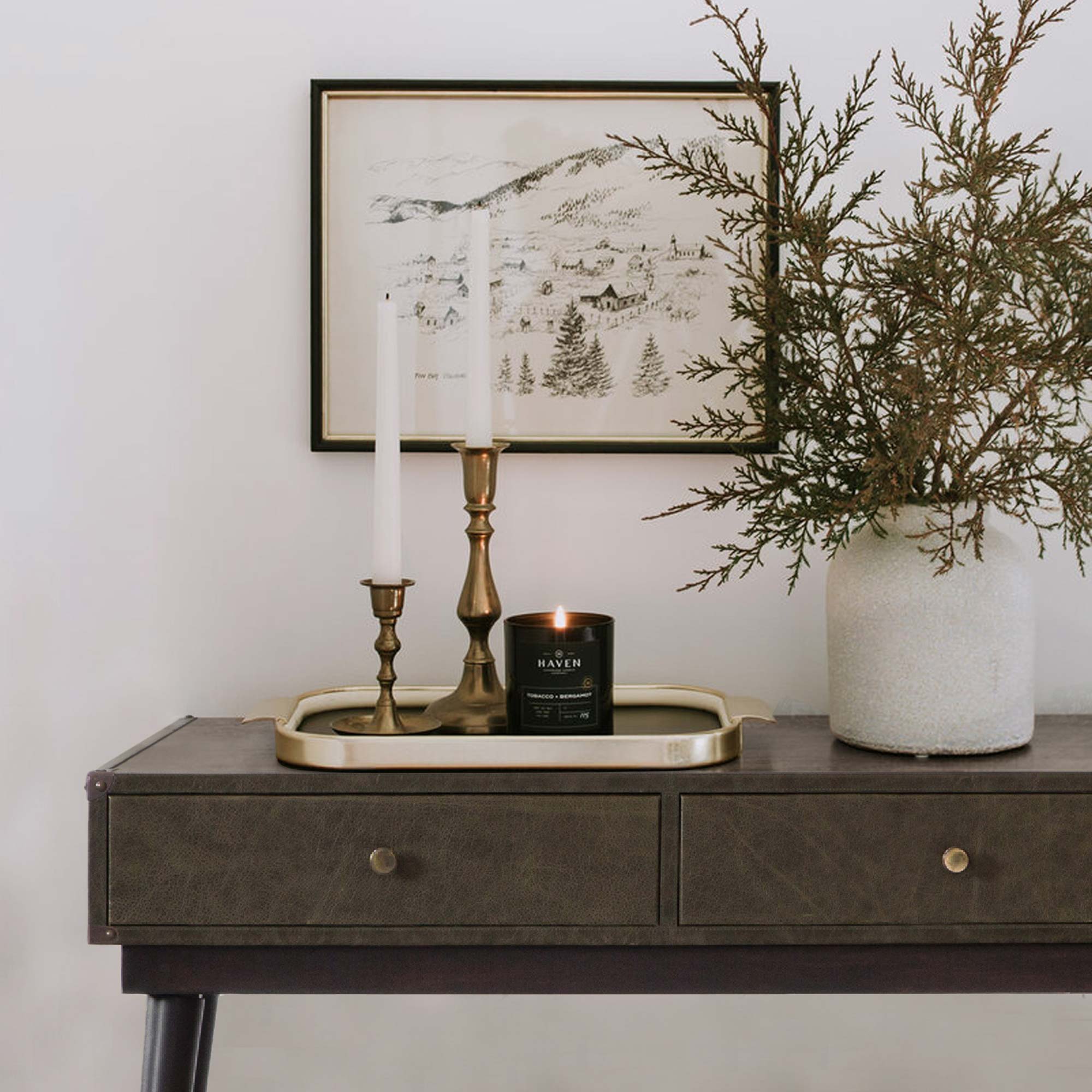  Wood Console Table - Gulmohar Lane