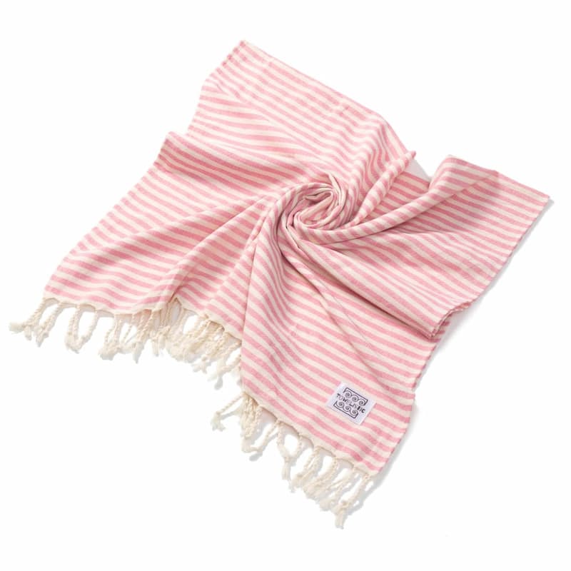  Horizontal Stripe Pink with Bag