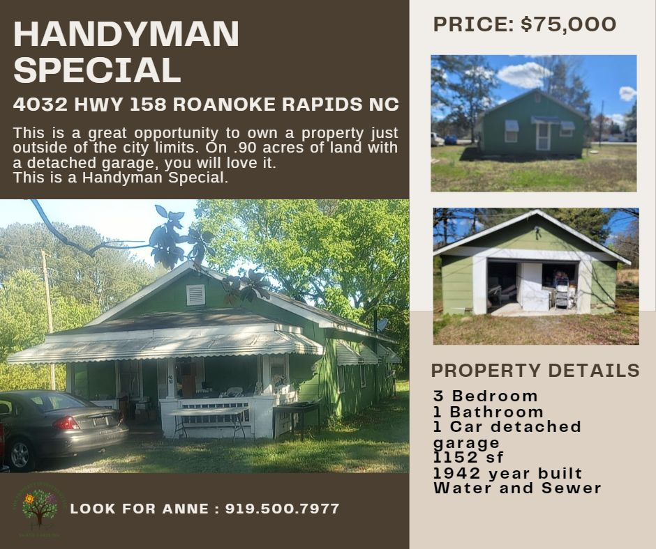  Roanoke Rapids House for Sale