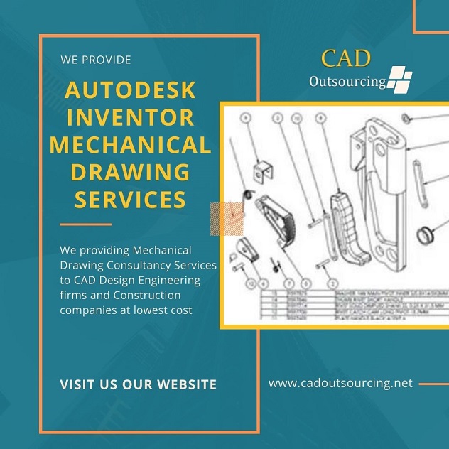  AutoDesk Inventor Mechanical Drawing Services - Mechanical Detailing Consultants