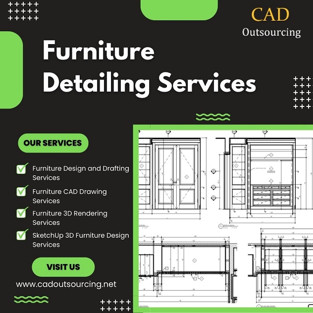  Furniture Detailing Services Provider | Furniture Design and Drafting Services