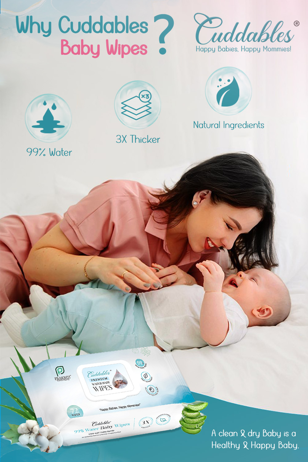  Shop Cuddables Baby Wipes online- Best Wet Wipes for Baby