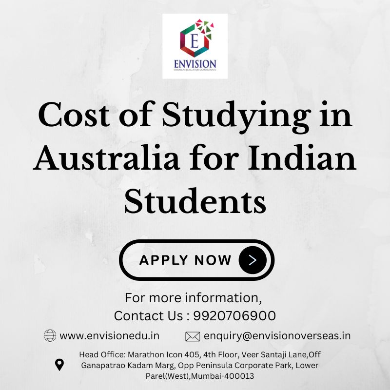  Cost of studying in Australia for Indian Students