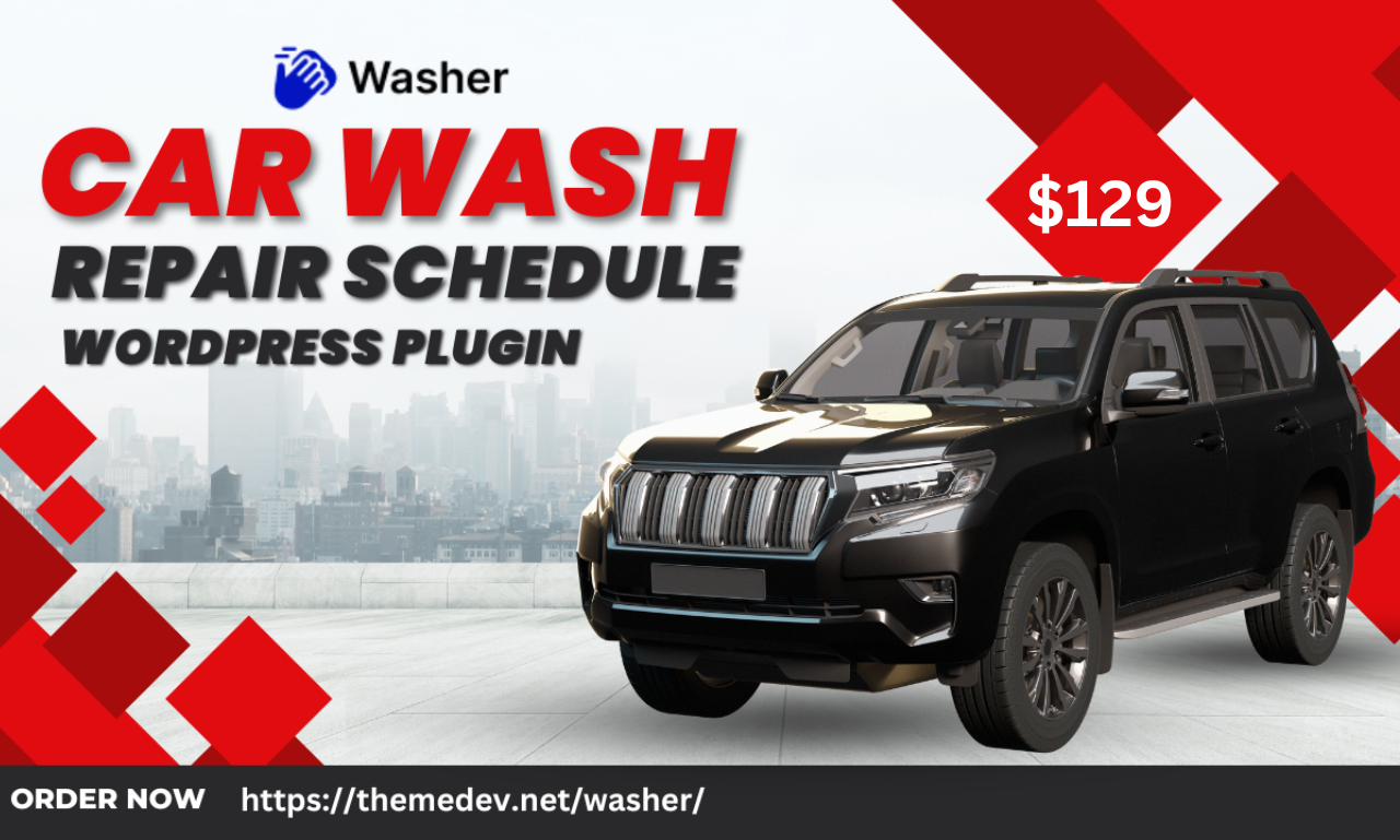  WordPress Car Wash And Repair Scheduling Plugin