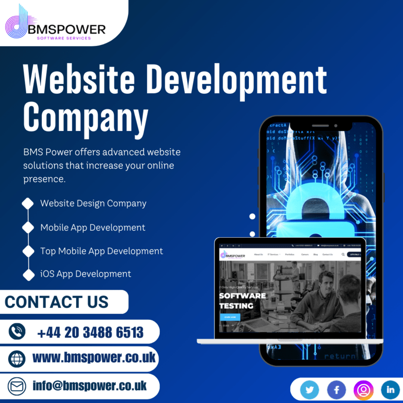  Web Design and Development Company in London