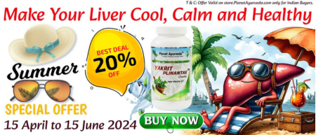  Summer Special Offer - 20% Off On Planet Ayurveda Yakrit Plihantak Churna