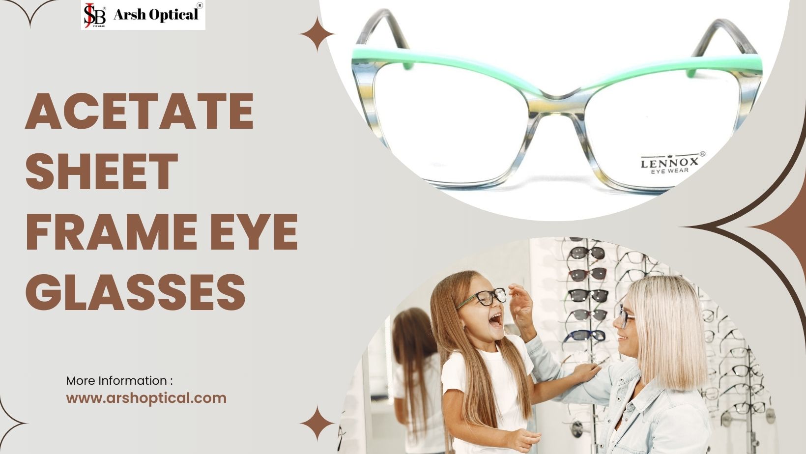  Stylish Acetate Sheet Frame for Men and Women