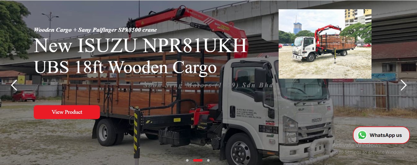  Isuzu Crane Lorry