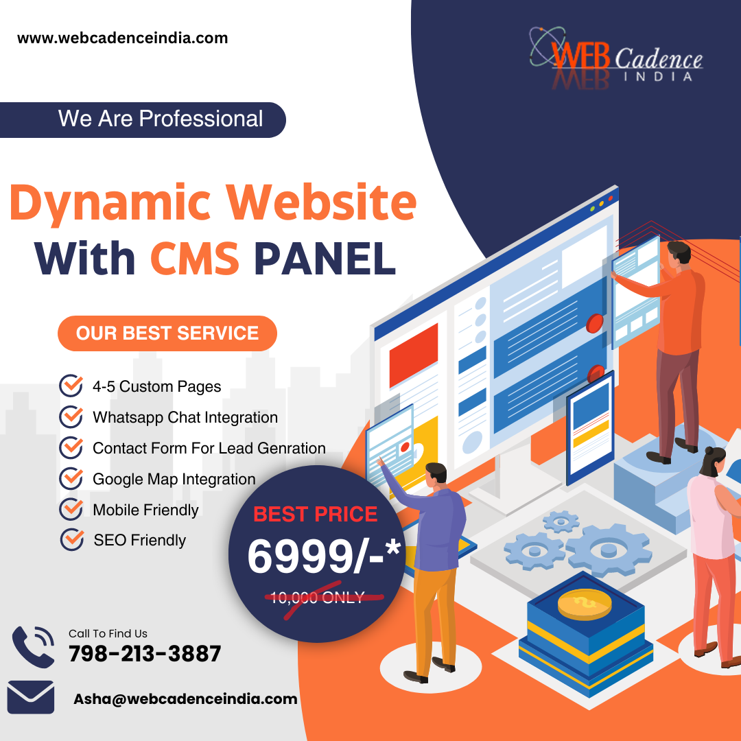  ELEVATE YOUR ONLINE PRESENCE WITH DYNAMIC WEBSITES AND SMART CMS