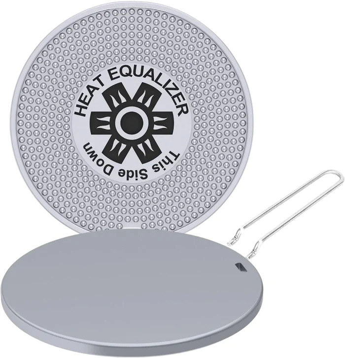  Achieve Even Cooking with High Polish Commercial Heat Equalizer - 8” Gas Stove Diffuser