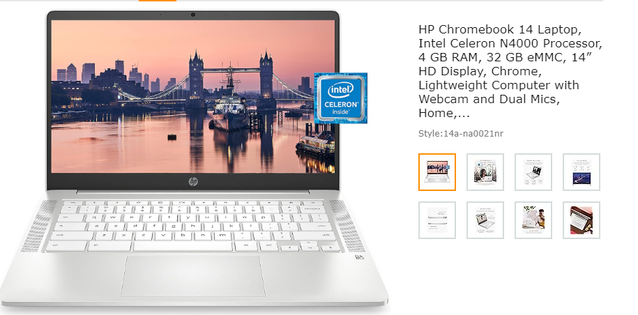  HP Chromebook 14 Laptop