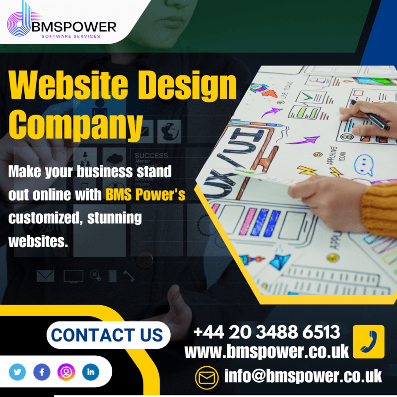  Website Design Company in London | Bms Power