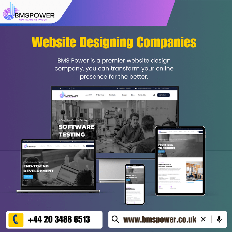  Bms Power | Website Designing Companies in London UK