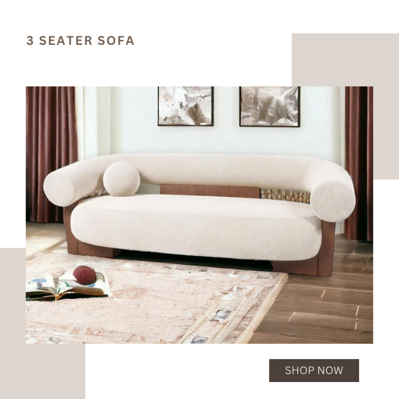  Create Inviting Spaces Purchase a Stylish 3 Seater Sofa from Nismaaya Decor