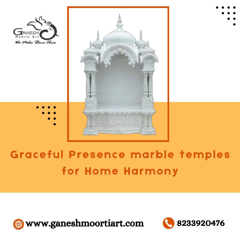  Graceful Presence marble temples for Home Harmony