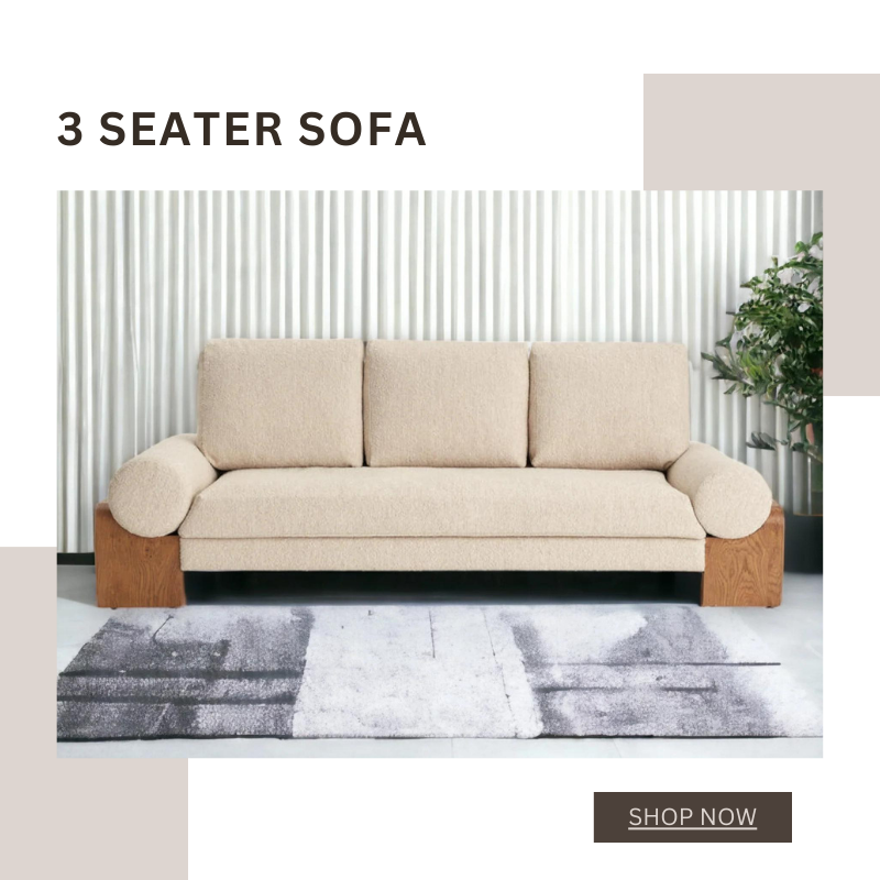  Shop Cozy 3 Seater Sofas at Nismaaya Decor for Comfortable Living