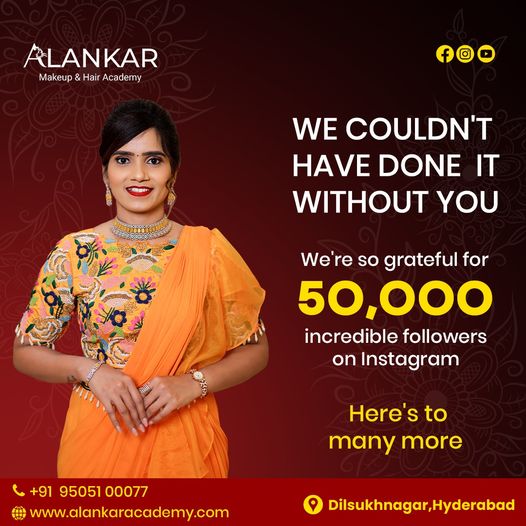  Alankar Academy Celebrates 50,000 Incredible Followers on Instagram!