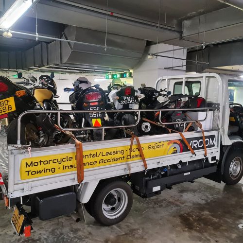  24 Hour Bike Towing Service in Singapore at Vroom Leasing