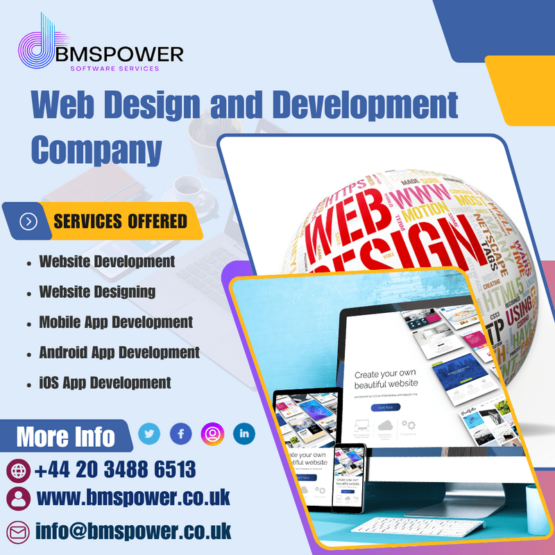  Bms Power Web Design and Development Company in London UK