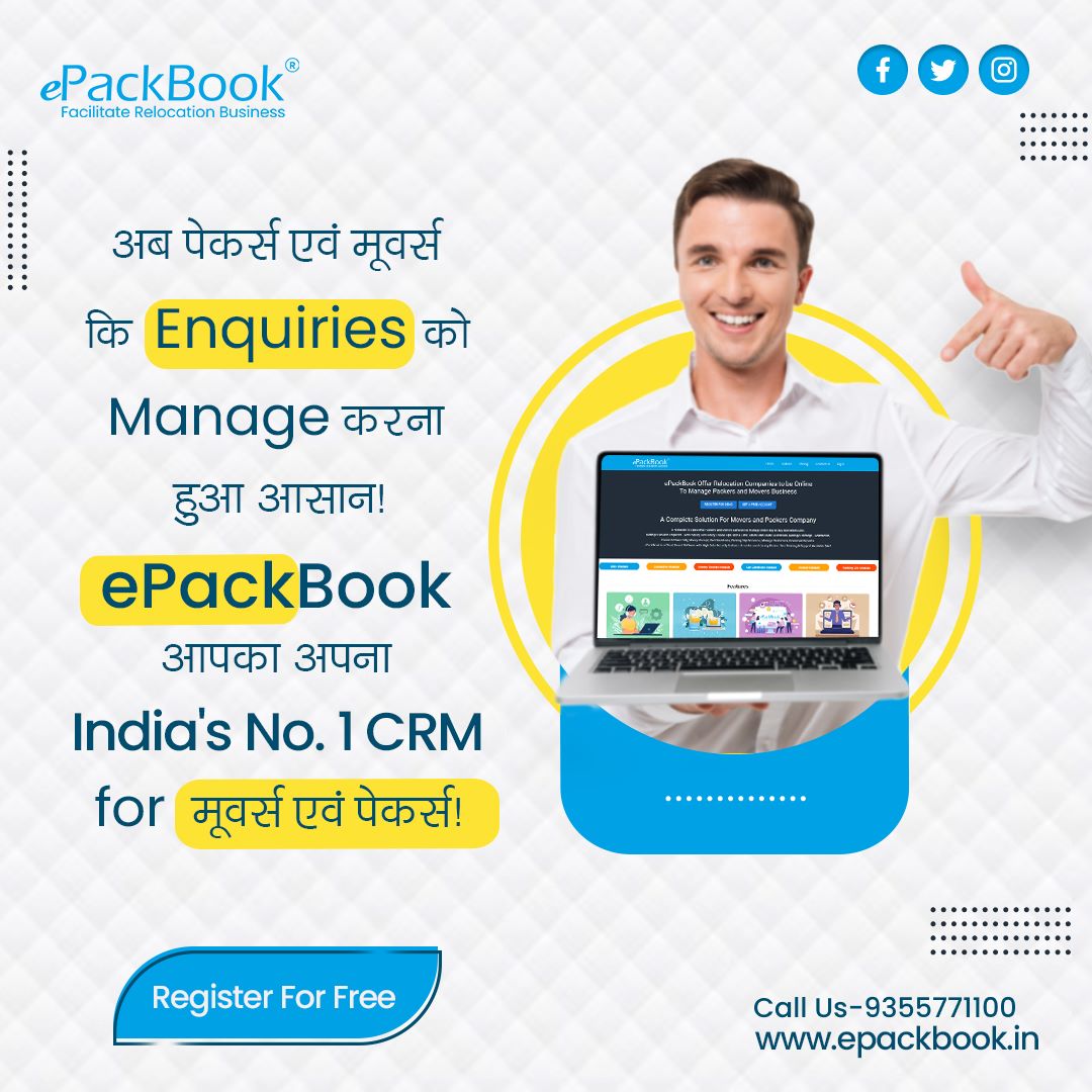  ePackBook | Packers and Movers CRM Software in Jaipur