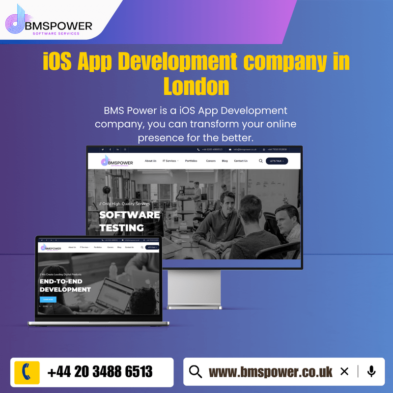  iOS App Development company in London Bms Power